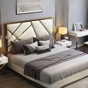 Luxury Gold Line Frame Include 8 inch Hybrid Mattress